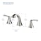 Kibi Pyramid II Bathroom Sink 8" Widespread Faucet with Drain Assembly KBF1022BN - alternate 4